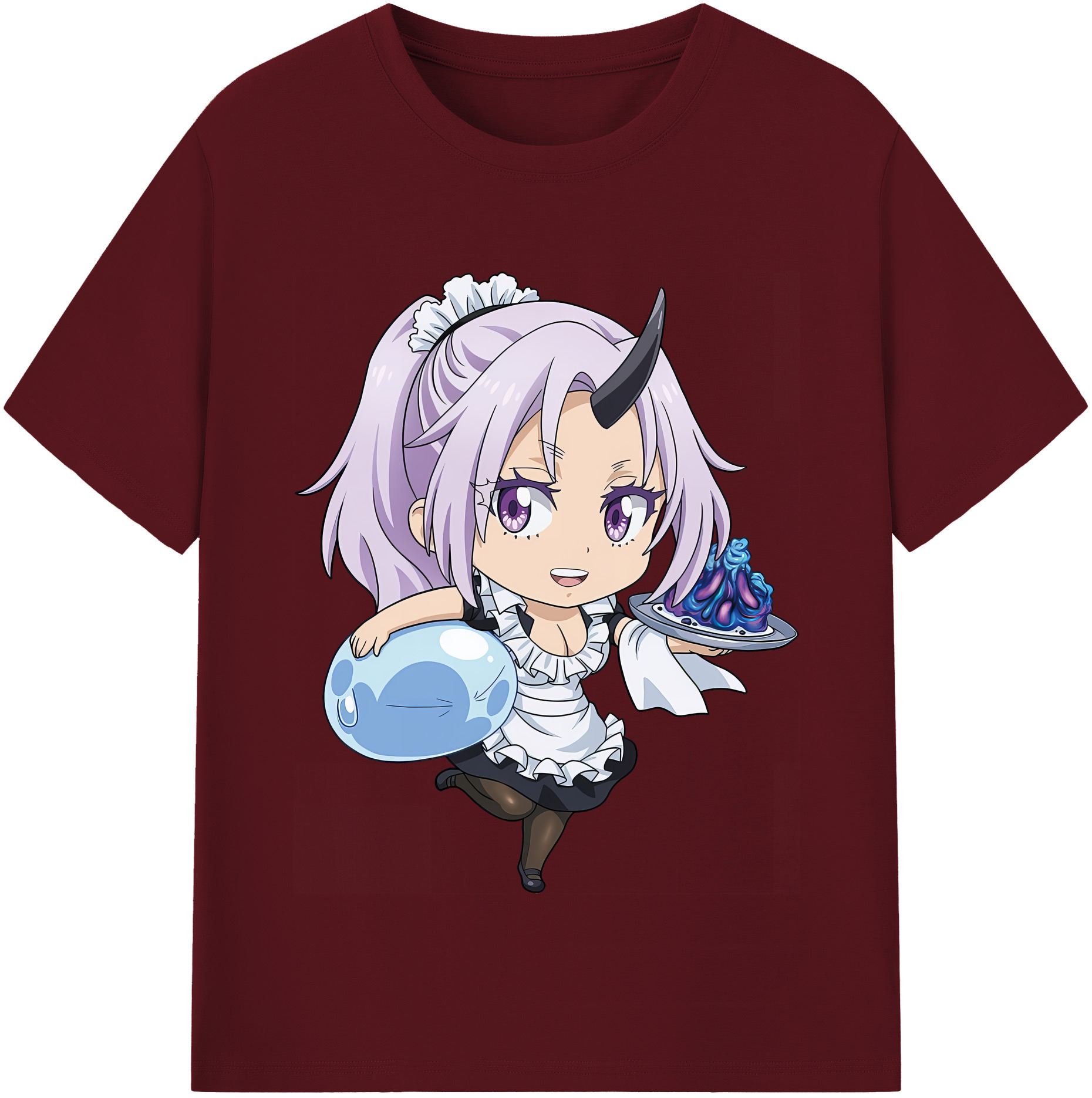（画像用） 転スラ Regarding Reincarnated to Slime 綿100％半袖Tシャツ（フロントプリント）